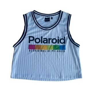 Women’s Polaroid Crop Tank Top Jersey Size Large